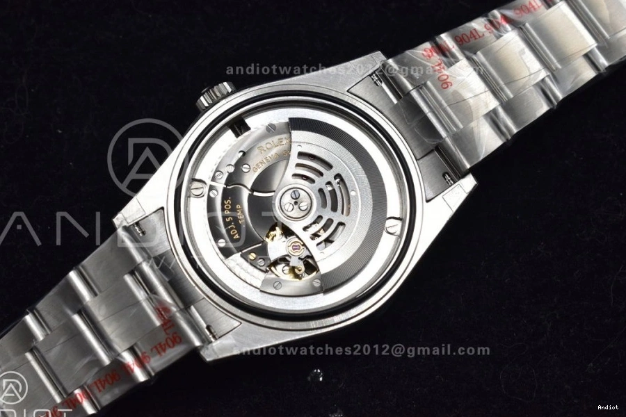 on Oyster Dial SS SS Best A23J Skydweller Bracelet Noob Black Edition 0209